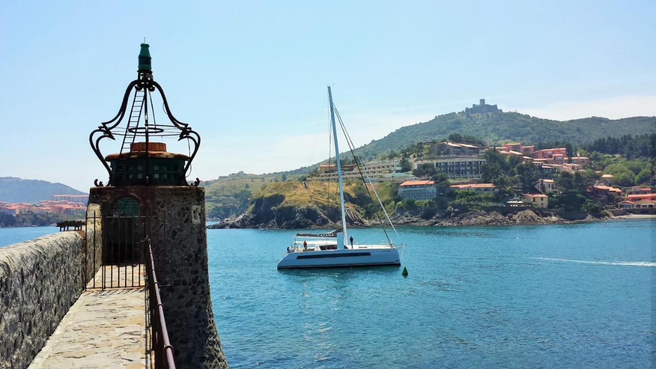 4Sap7 Appartement Avec Belle Terrasse Collioure Ruang foto
